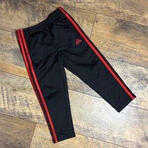 Adidas Toddler 3 Stripe Warm Up Joggers, Size 4T, EUC